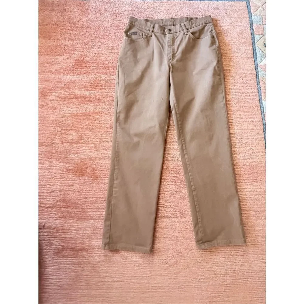 Riders by Lee Brown Straight Leg Pants Size 14M